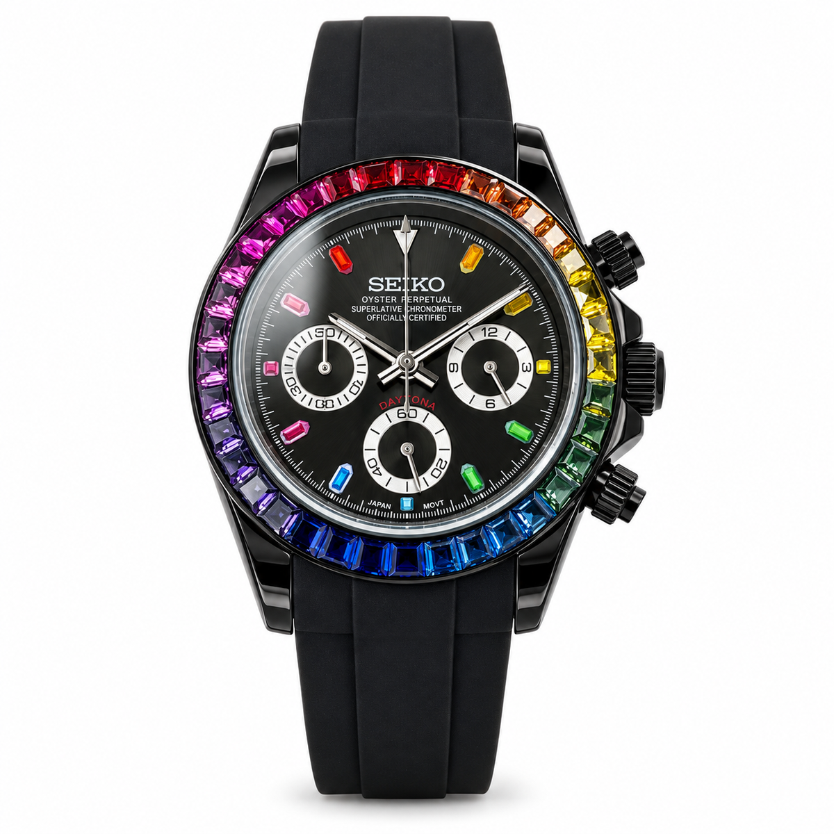 Daytona Black Rainbow Bezel