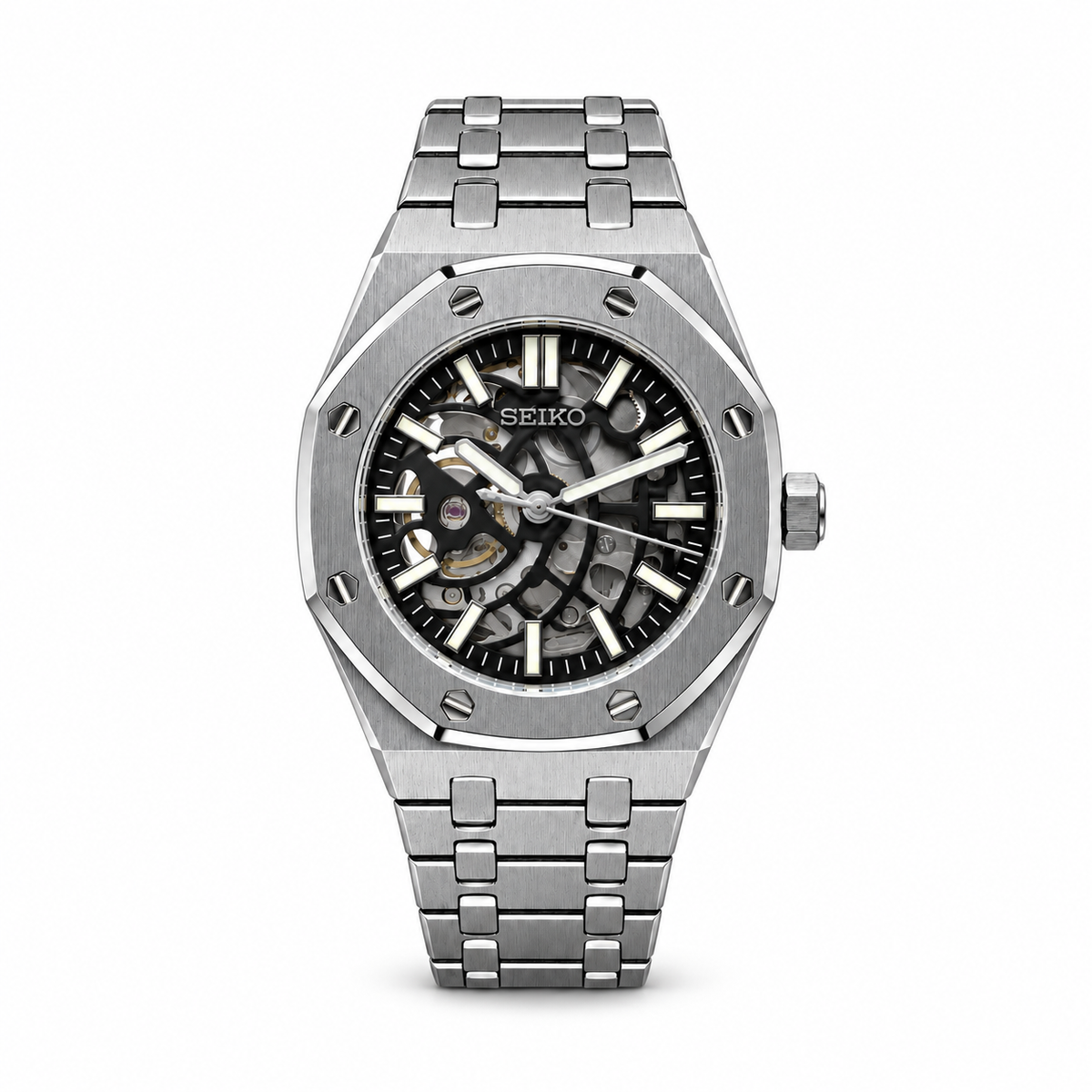 Royal oak silver skeleton