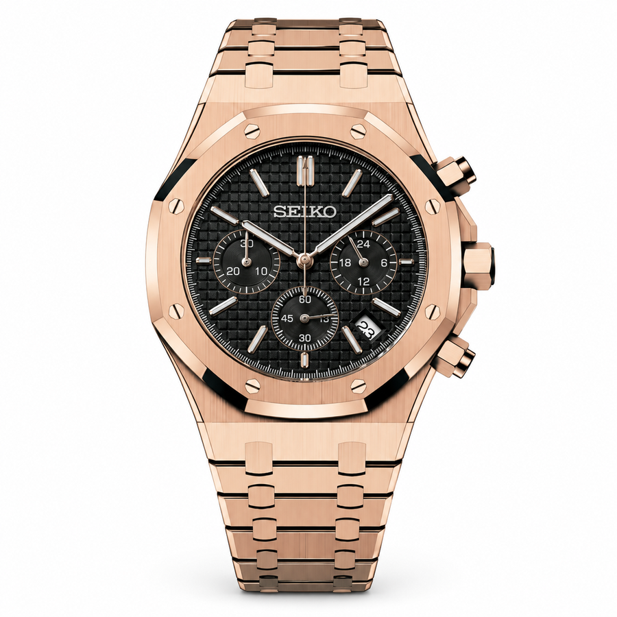 Royal oak pink gold chrono