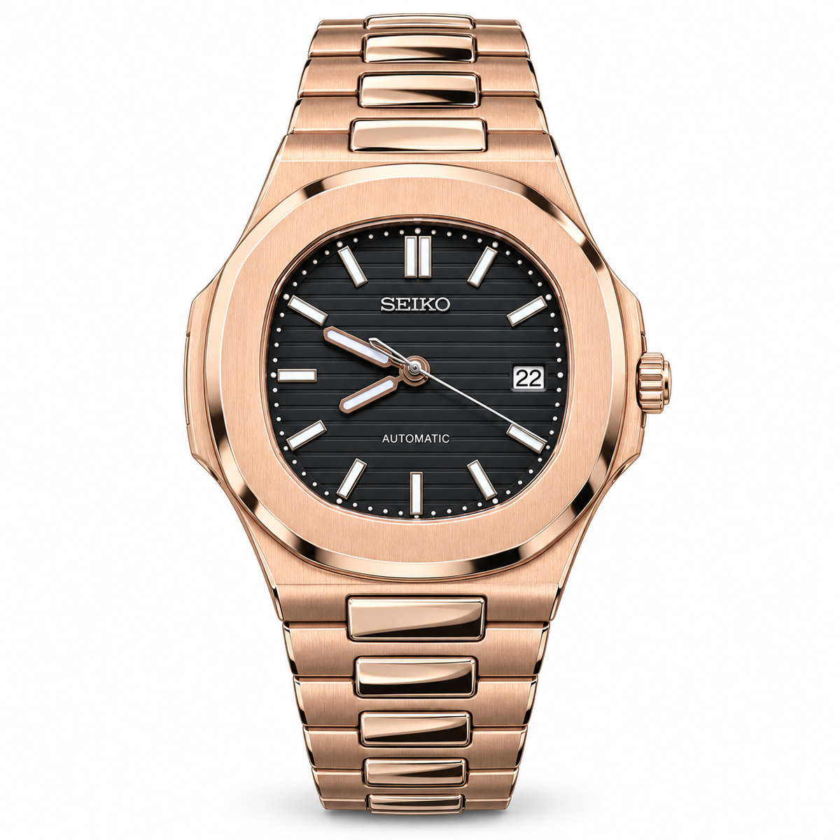 nautilus pink gold black