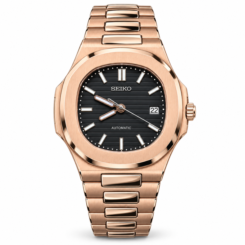 nautilus pink gold black