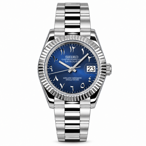 Datejust arabic dial blue