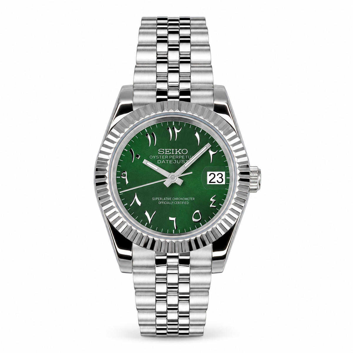 Datejust arabic dial green