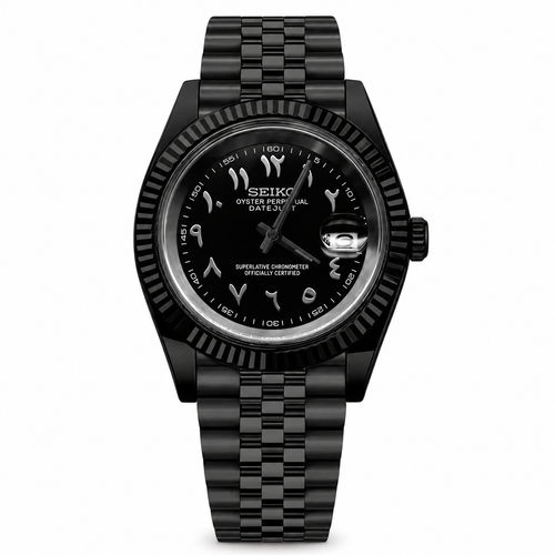 Datejust arabic dial full black
