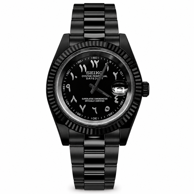 Datejust arabic dial full black