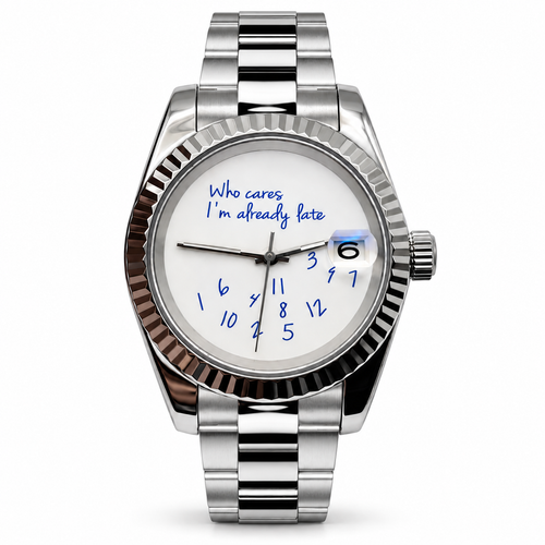 Datejust "who cares i'm already late"