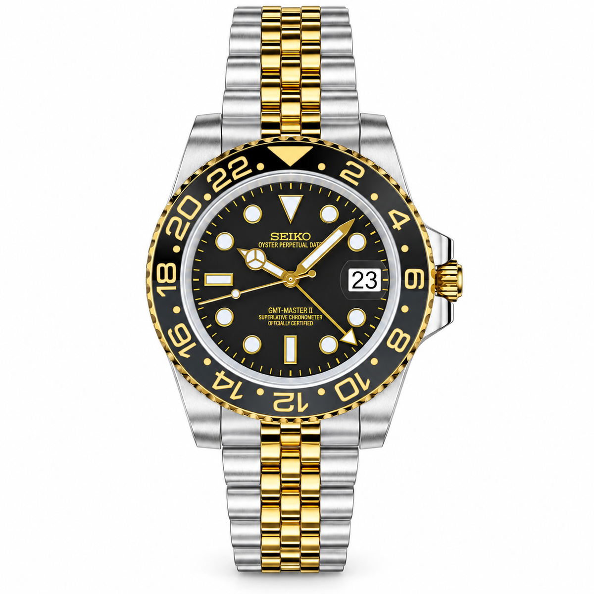 GMT Wayne two tone gold